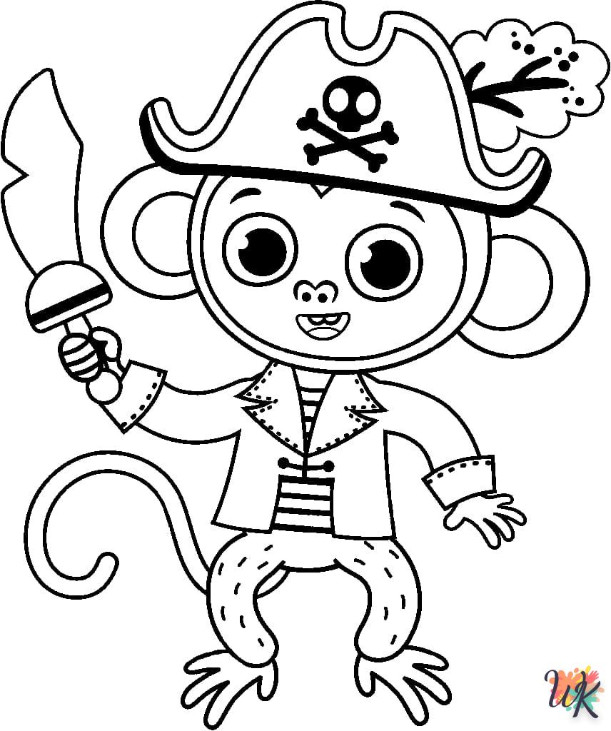 coloriage Pirates  enfant a imprimer