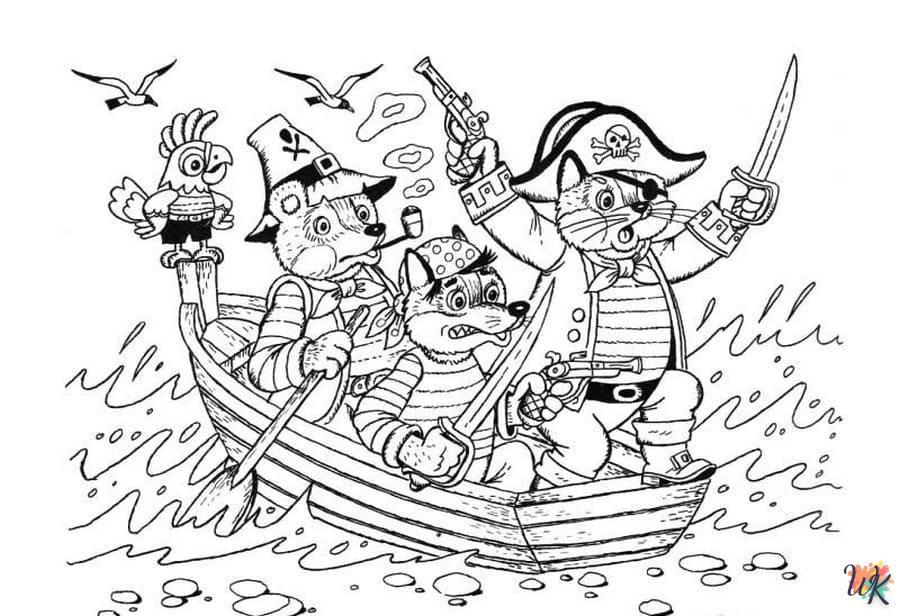 à imprimer coloriage Pirates