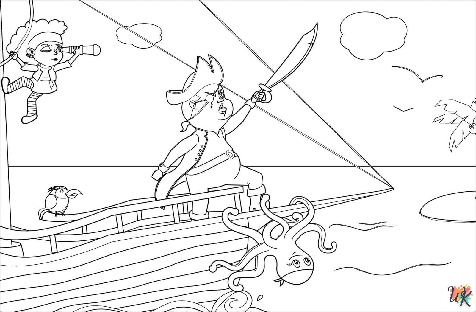 coloriage Pirates  enfant à imprimer gratuit