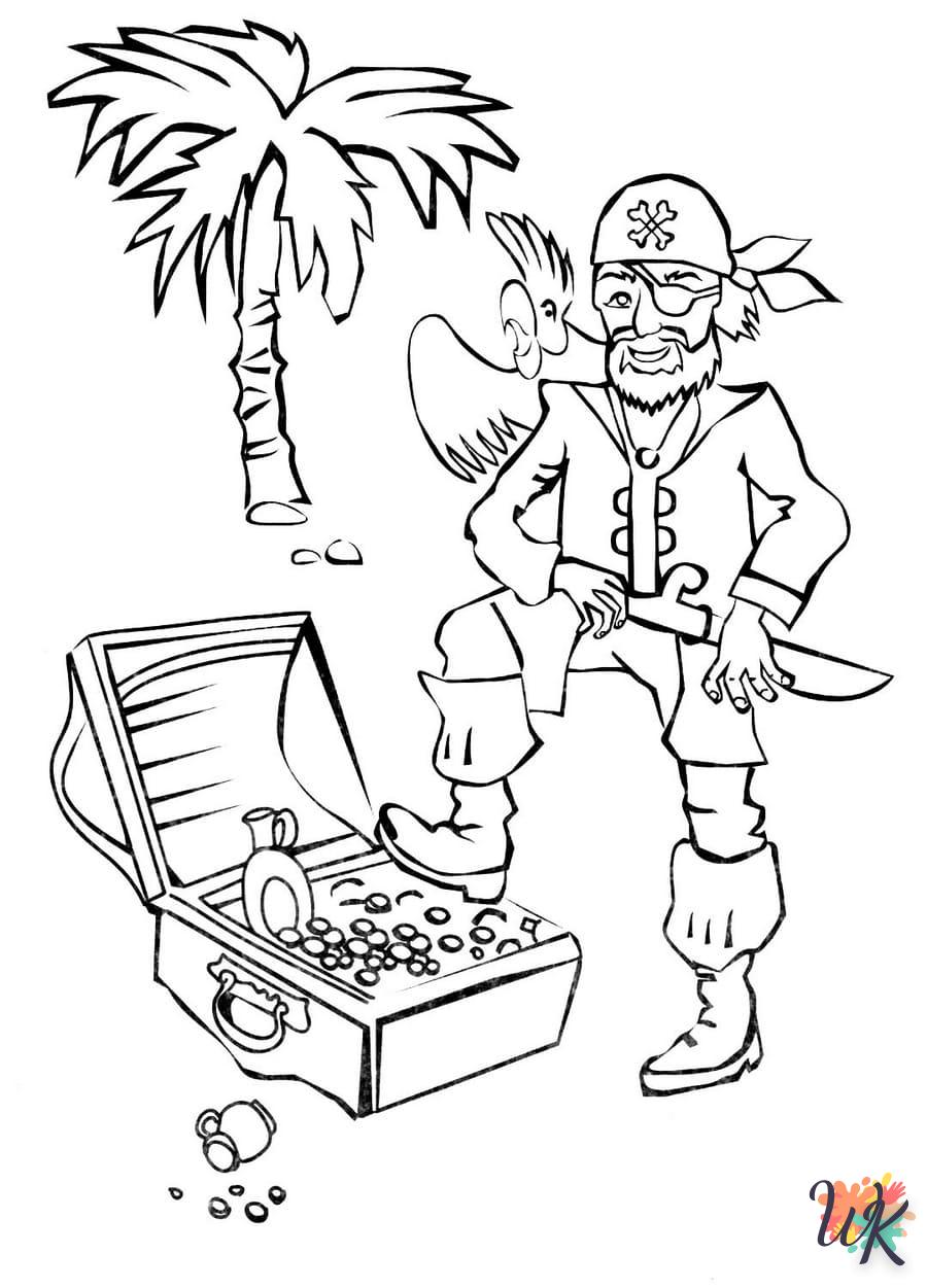 coloriage Pirates  à imprimer gratuitement pdf