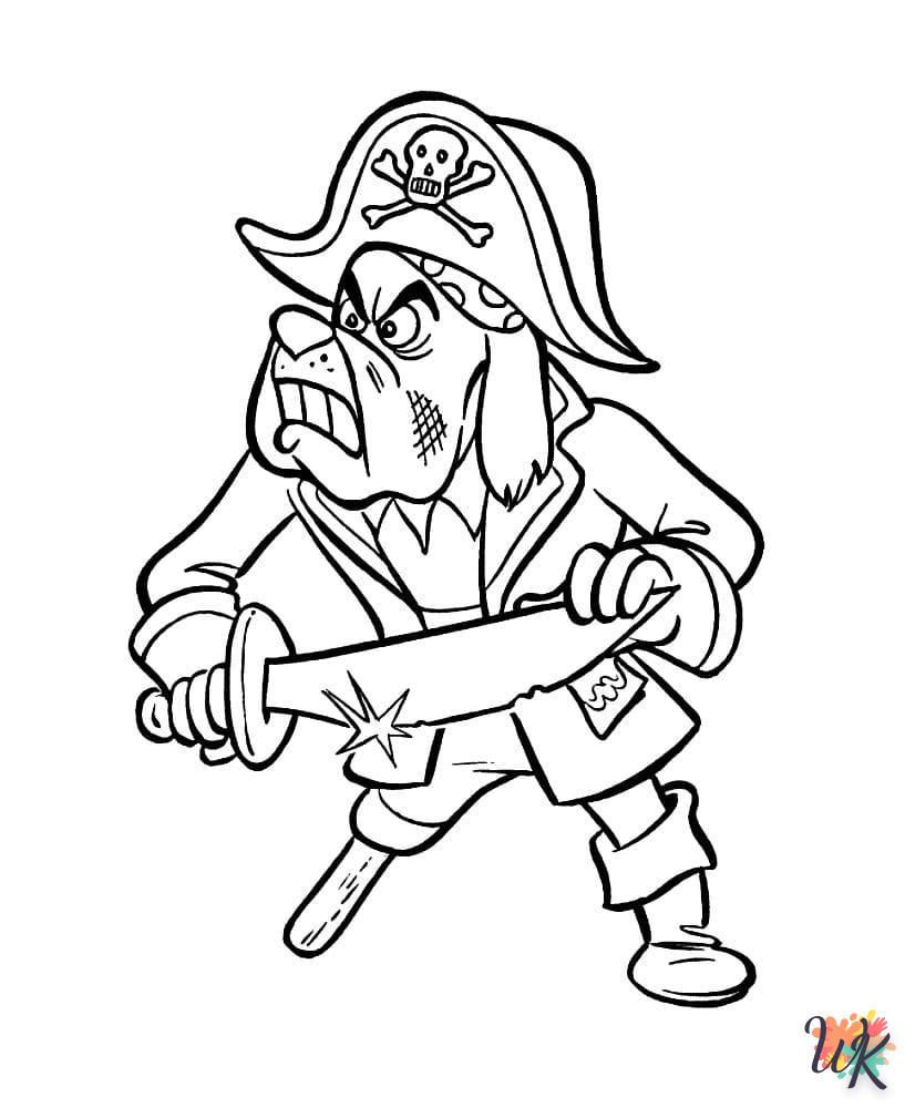 coloriage Pirates  a dessiner et imprimer