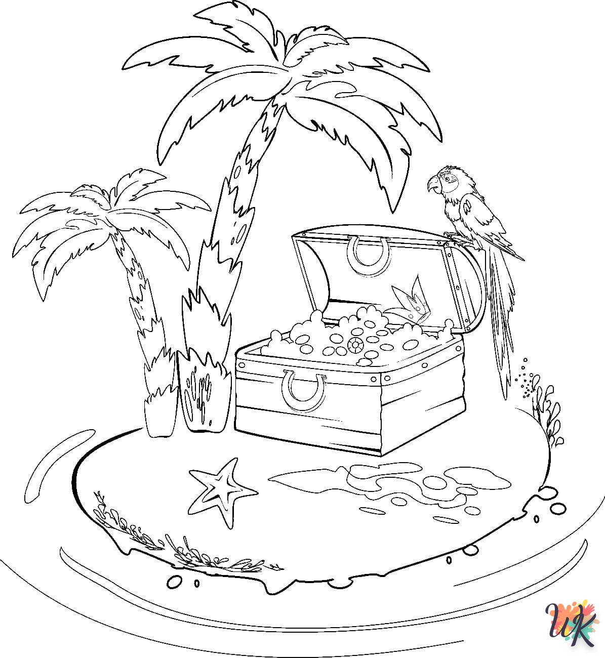 coloriage Pirates  pour enfant de 7 ans