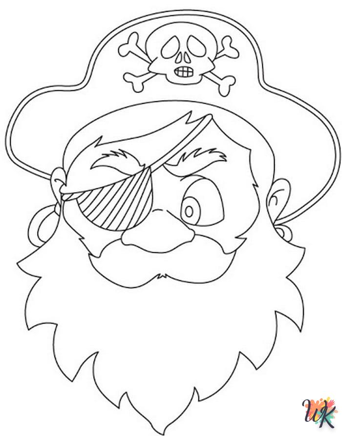 coloriage Pirates  7 ans en ligne gratuit à imprimer