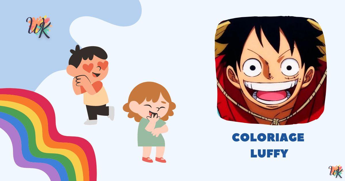 Coloriage Luffy collection gratuite et la plus récente