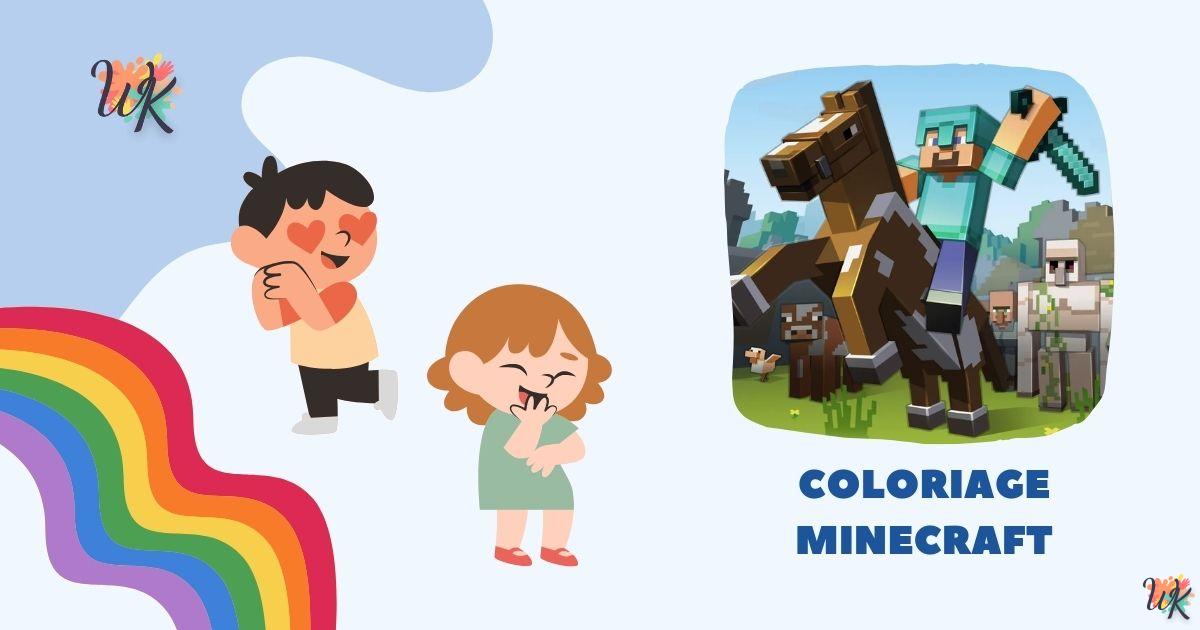 Coloriage Minecraft gratuit – Collection diversifiée