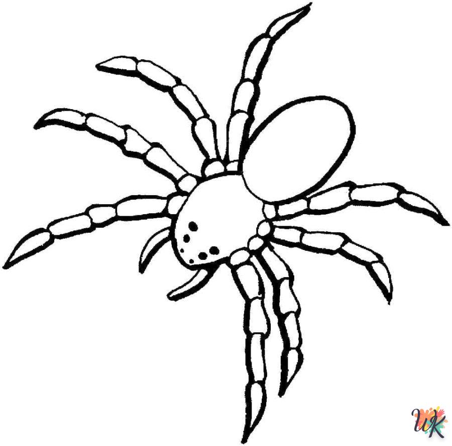 coloriage Araignée  bebe animaux a imprimer gratuit