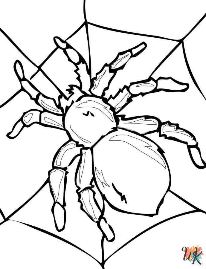 coloriage Araignée  bebe animaux a imprimer gratuit