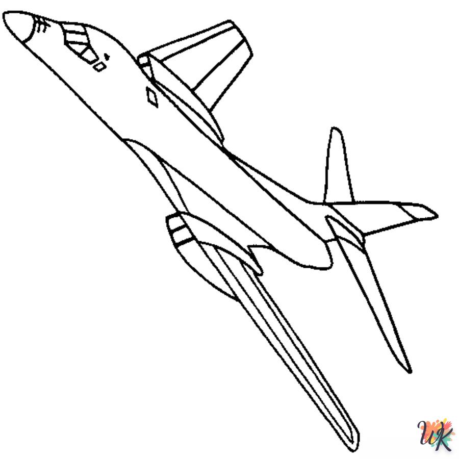 coloriage Avio  pour enfant a imprimer gratuit