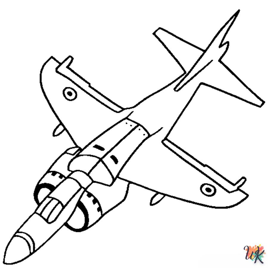 coloriage Avio  pour enfant a imprimer