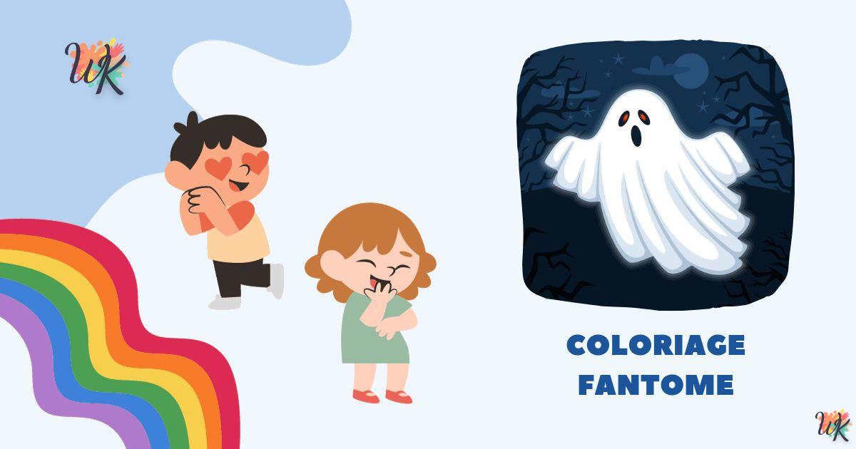 Coloriage Fantome Créatures mystérieuses mais mignonnes 3 Coloriage Fantome Créatures mystérieuses mais mignonnes