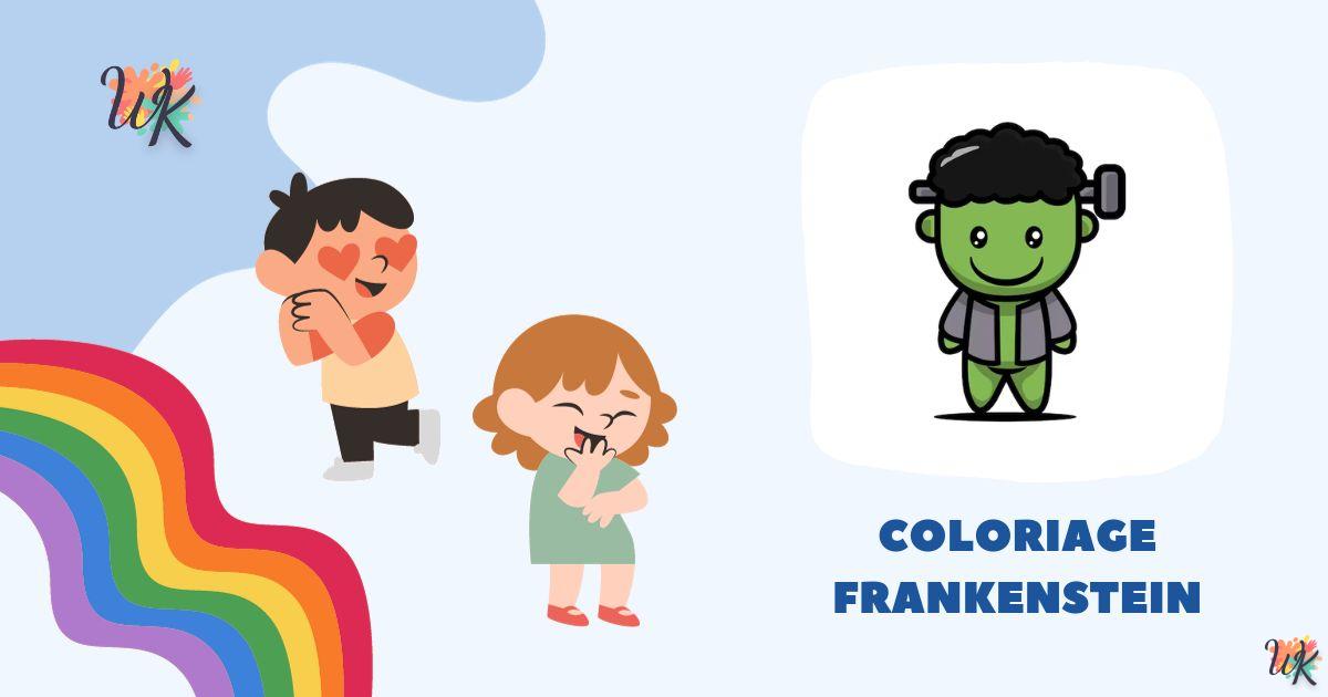 Coloriage Frankenstein – Imprimable amusants pour les enfant