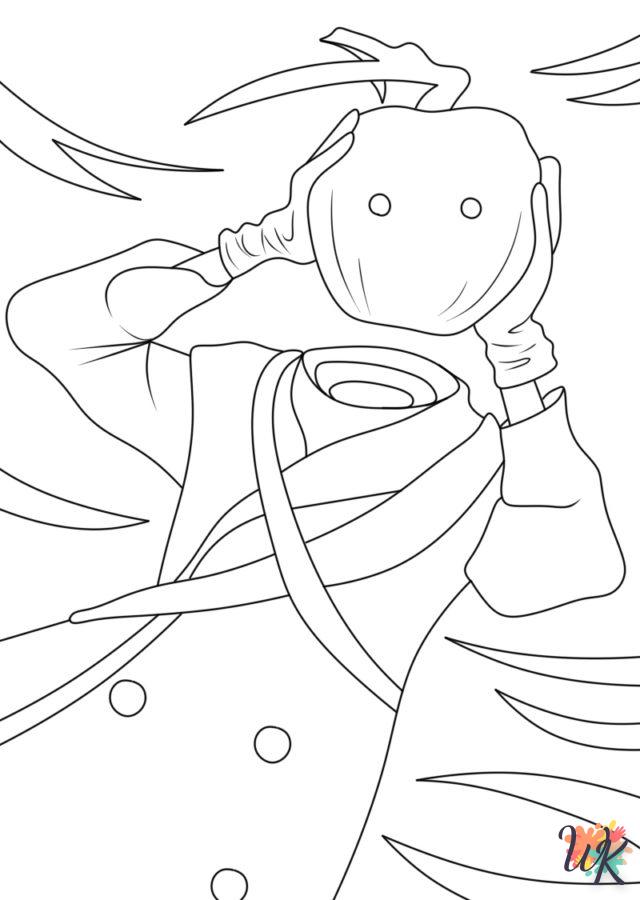 coloriage Headless Horseman  à imprimer gratuitement pdf