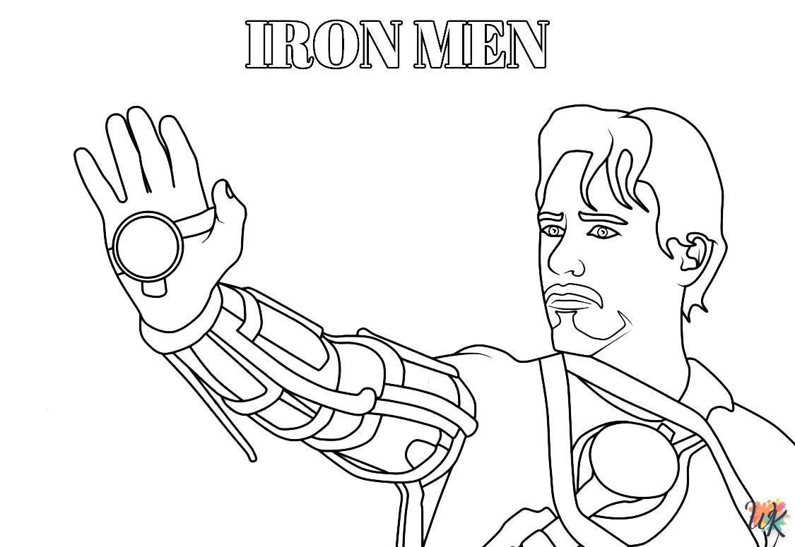 coloriage Iron Man  à colorier en ligne gratuit