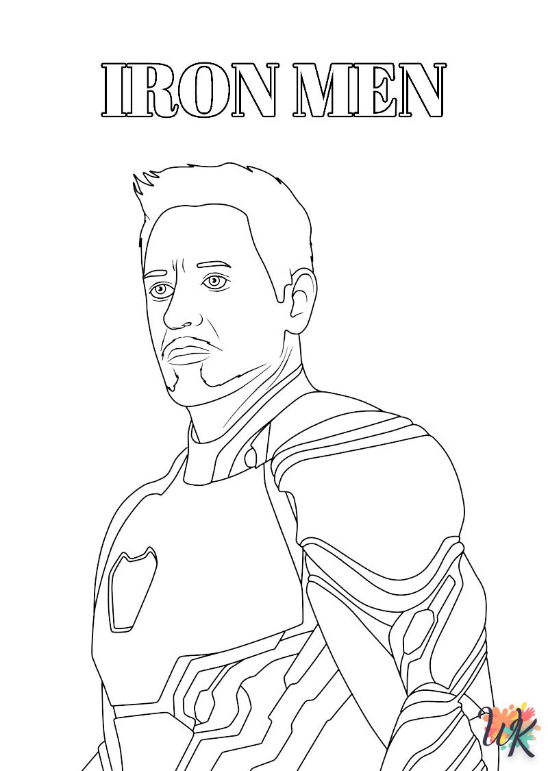 coloriage Iron Man  en ligne a colorier