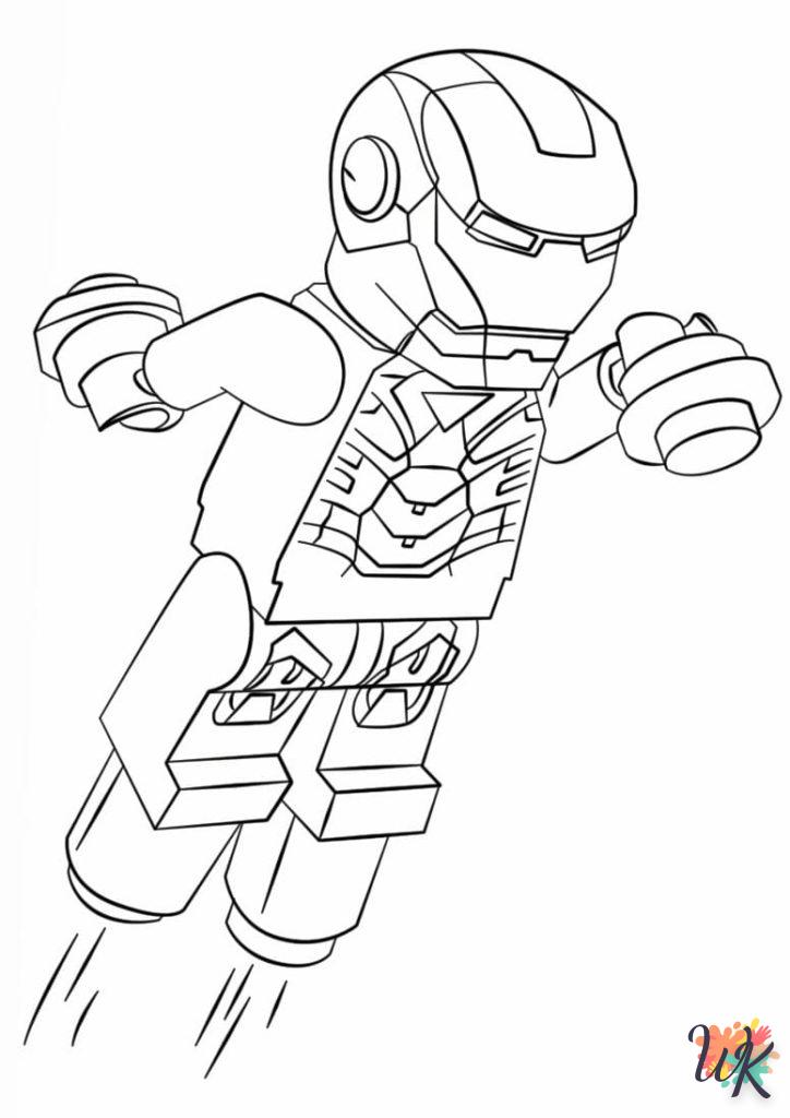 coloriage Iron Man  pour enfant a imprimer