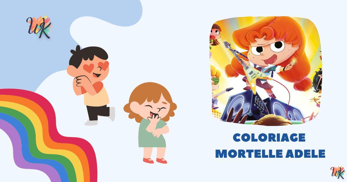 Coloriage Mortelle Adèle à imprimer - Collection gratuit 2 Coloriage Mortelle Adèle à imprimer – Collection gratuit