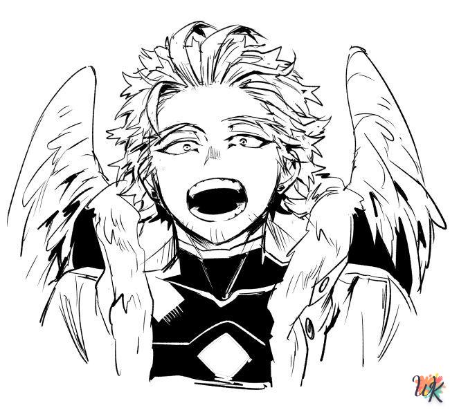 coloriage My Hero Academia  à imprimer pour enfant de 9 ans