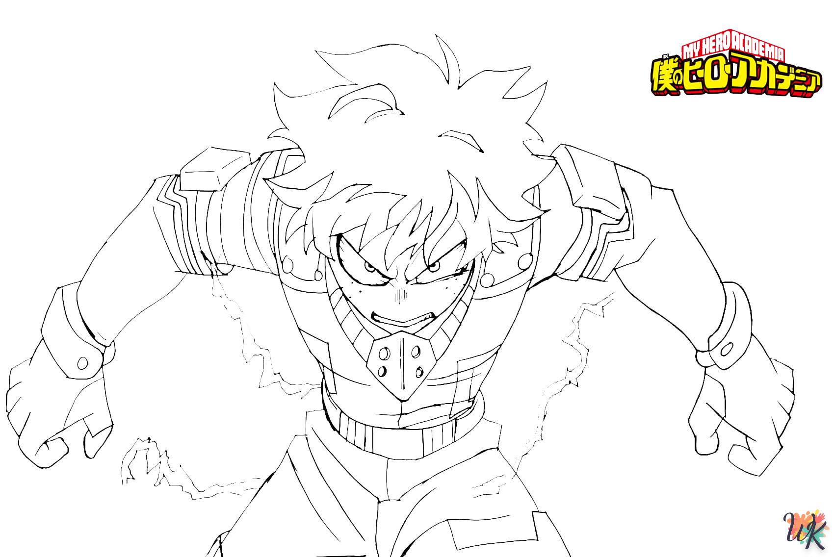 coloriage My Hero Academia  a dessiner et imprimer