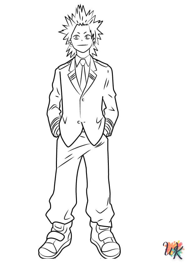 image pour coloriage My Hero Academia  enfant