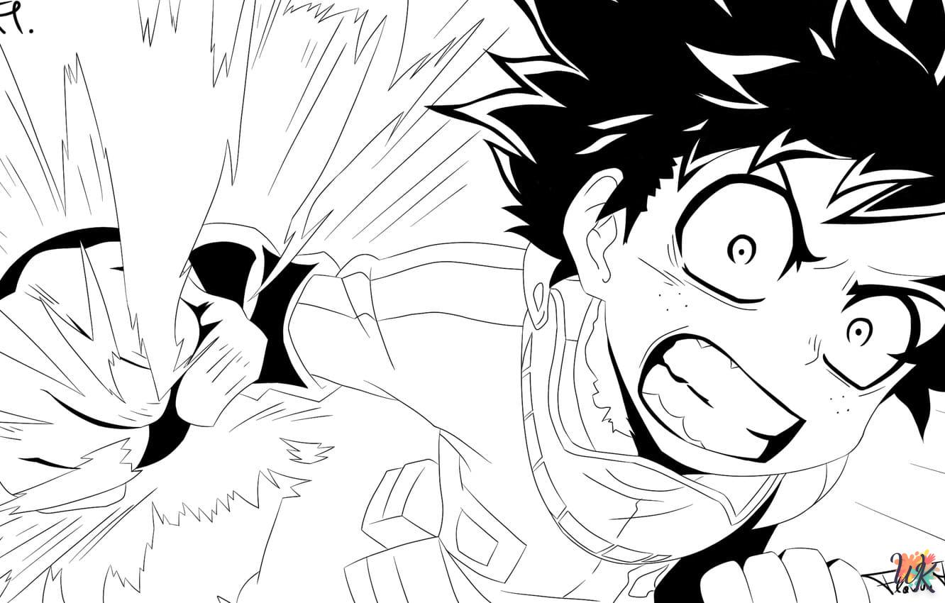 image de coloriage My Hero Academia  pour enfant