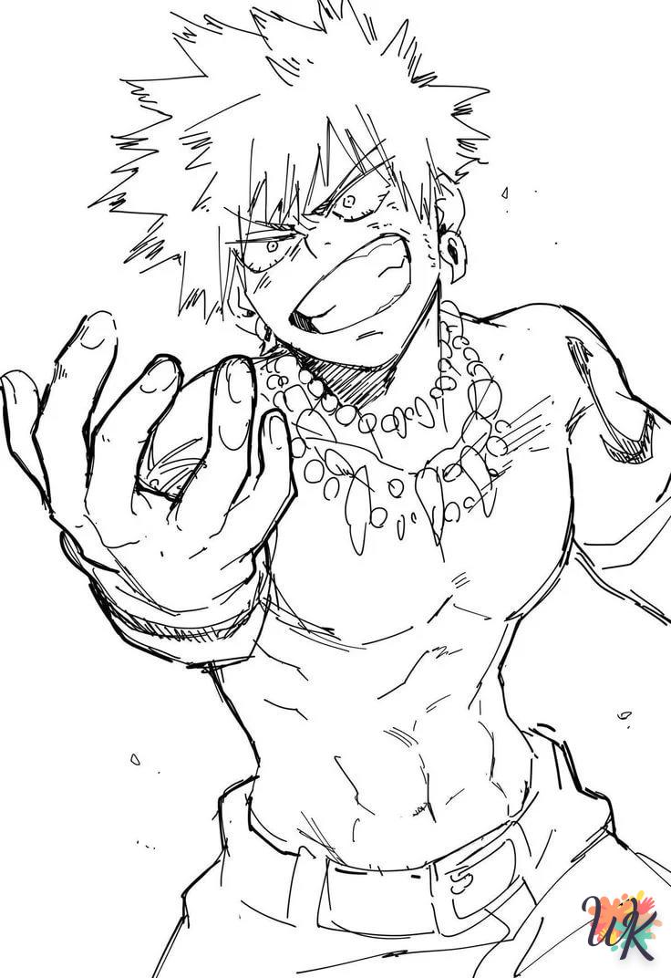 coloriage My Hero Academia  pour enfant