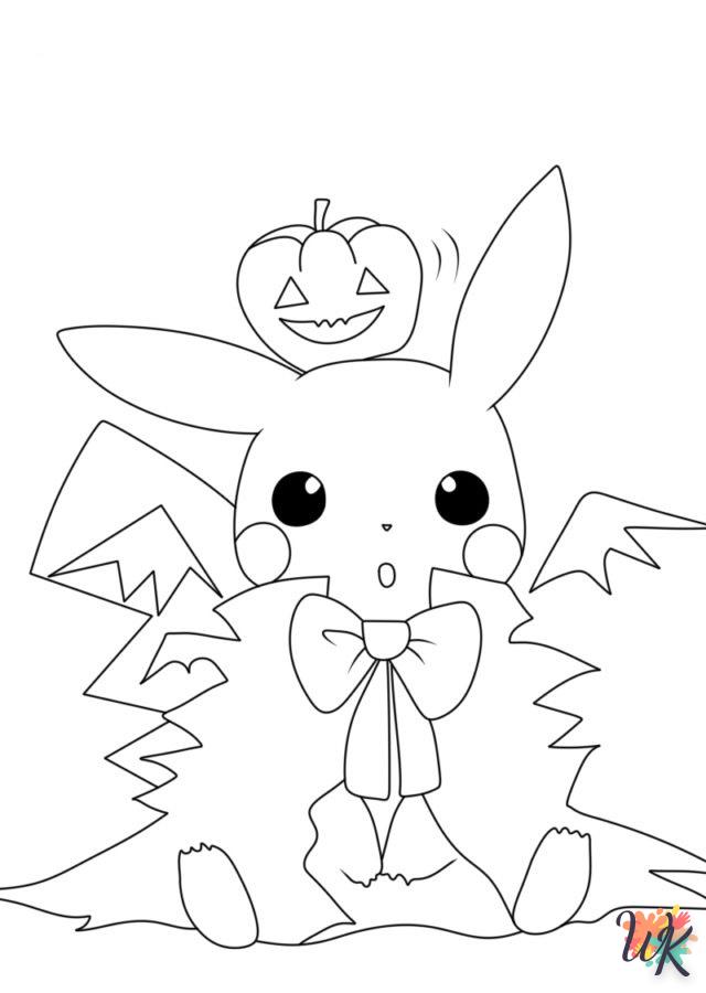 coloriage Pokémon Halloween  licorne en ligne gratuit à imprimer