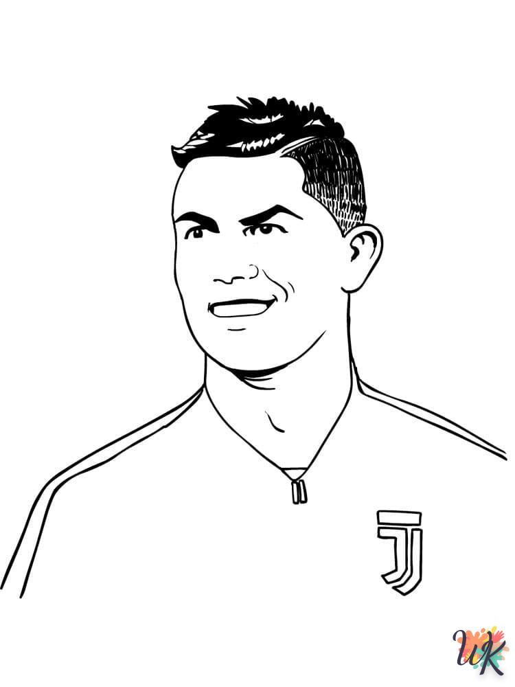 coloriage Ronaldo  à colorier en ligne gratuit