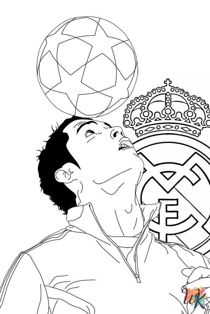 coloriage Ronaldo  a colorier en ligne
