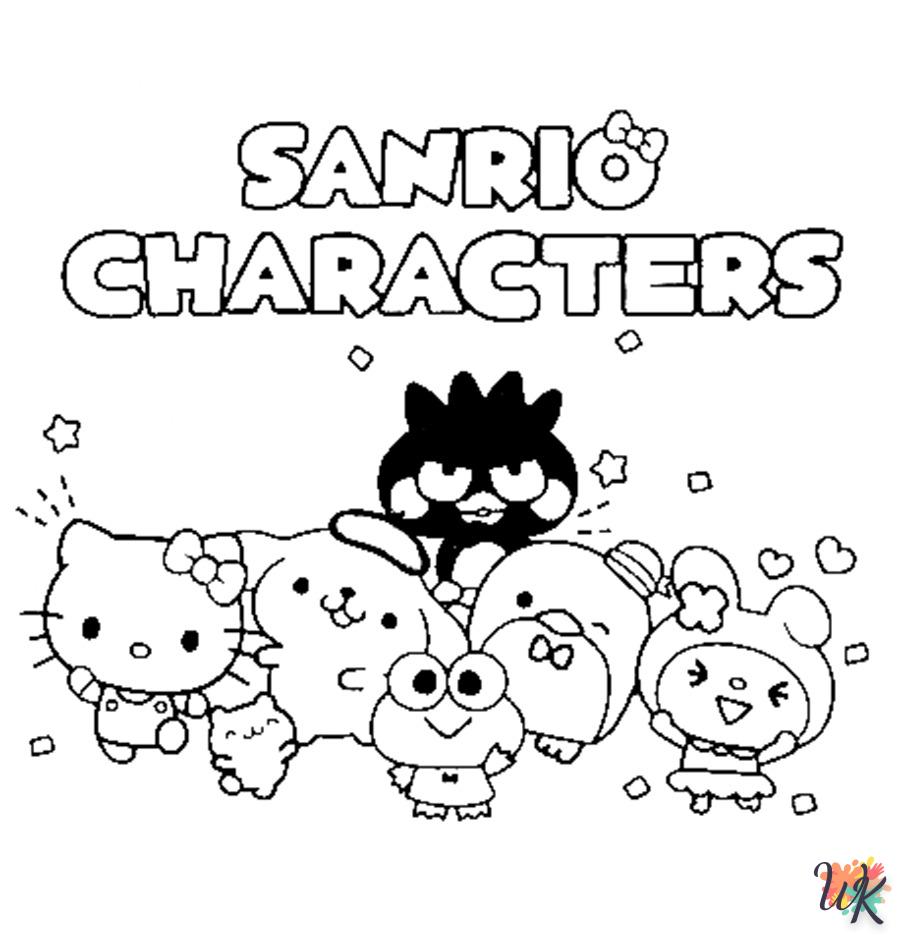 coloriage Sanrio  magique à faire en ligne