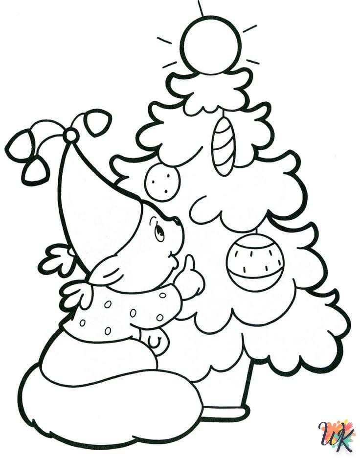 à imprimer coloriage Sapin de Noël