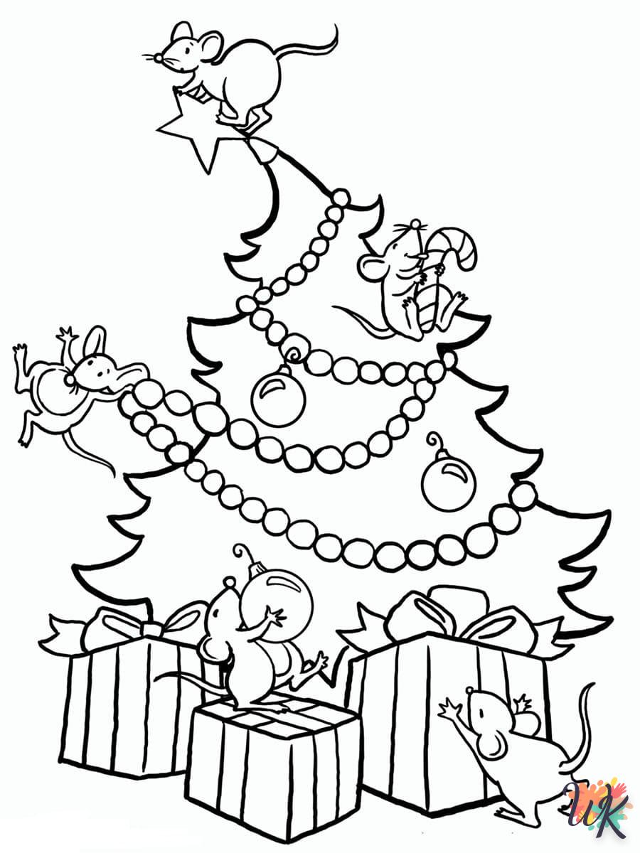 à imprimer coloriage Sapin de Noël