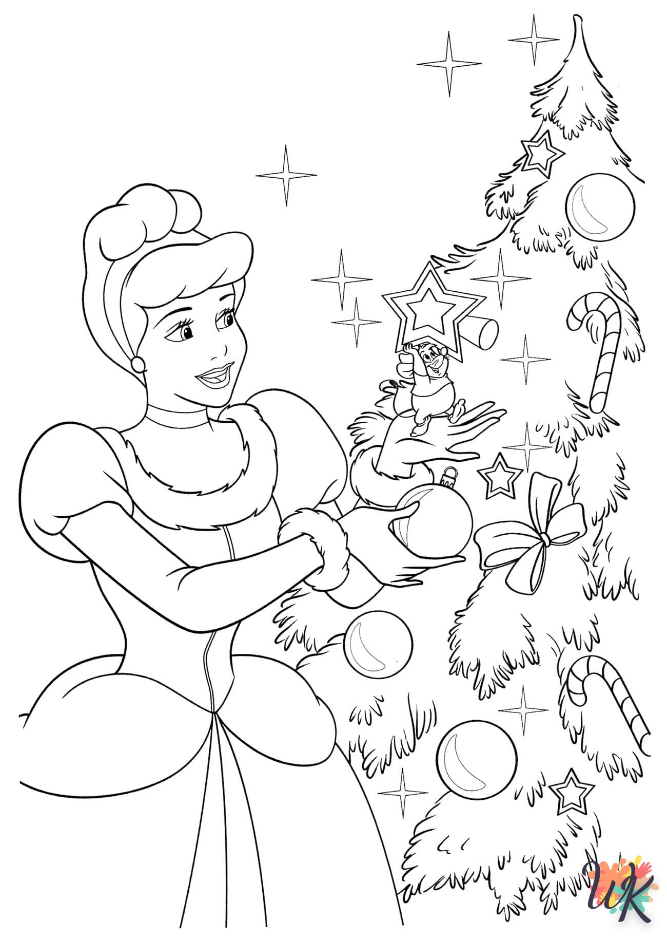 coloriage Sapin de Noël  pour enfants a imprimer