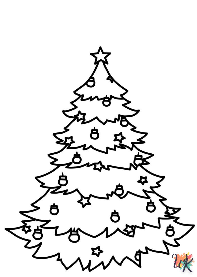 coloriage Sapin de Noël  pour enfants à télécharger