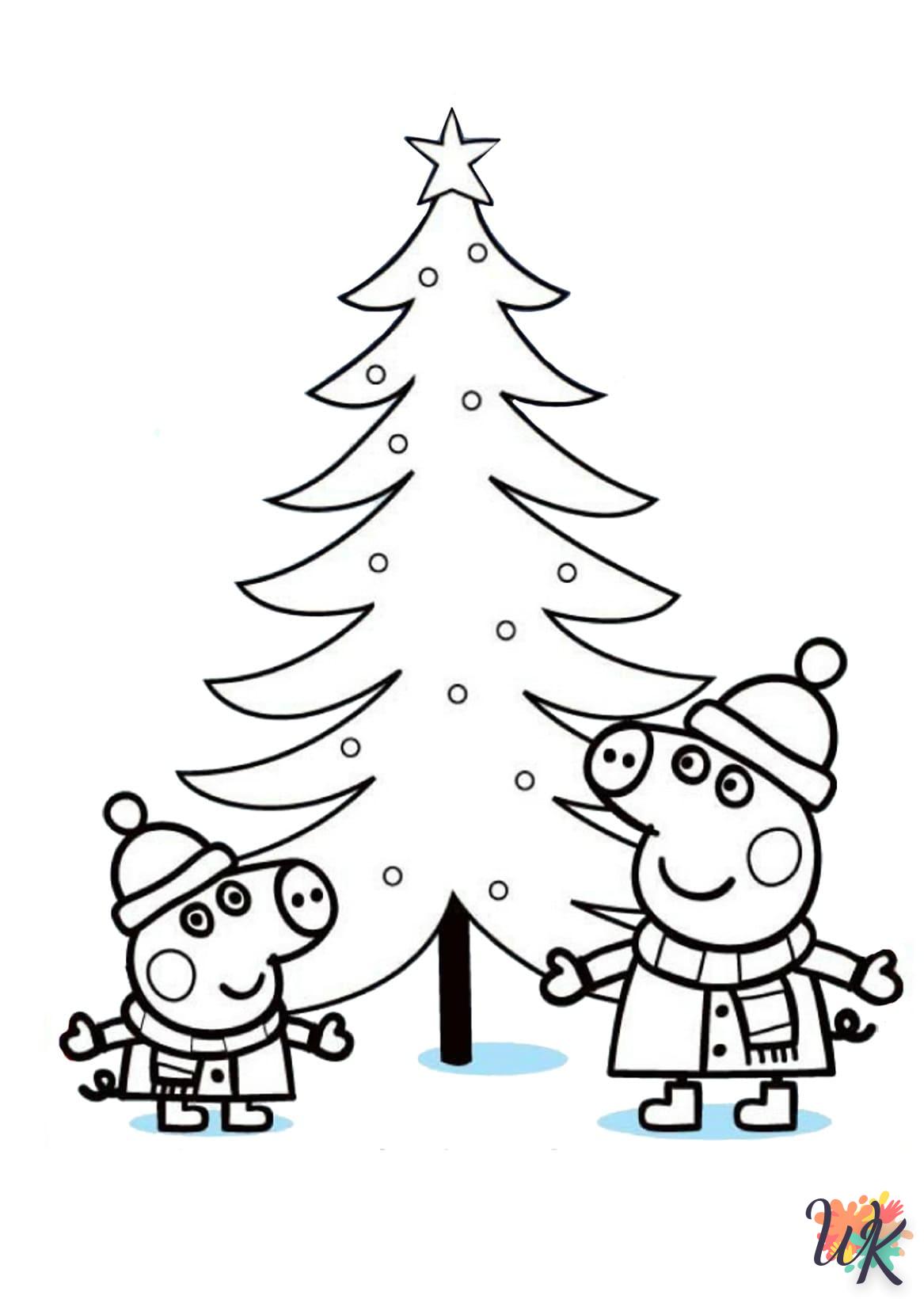 coloriage Sapin de Noël  pour enfant de 7 ans