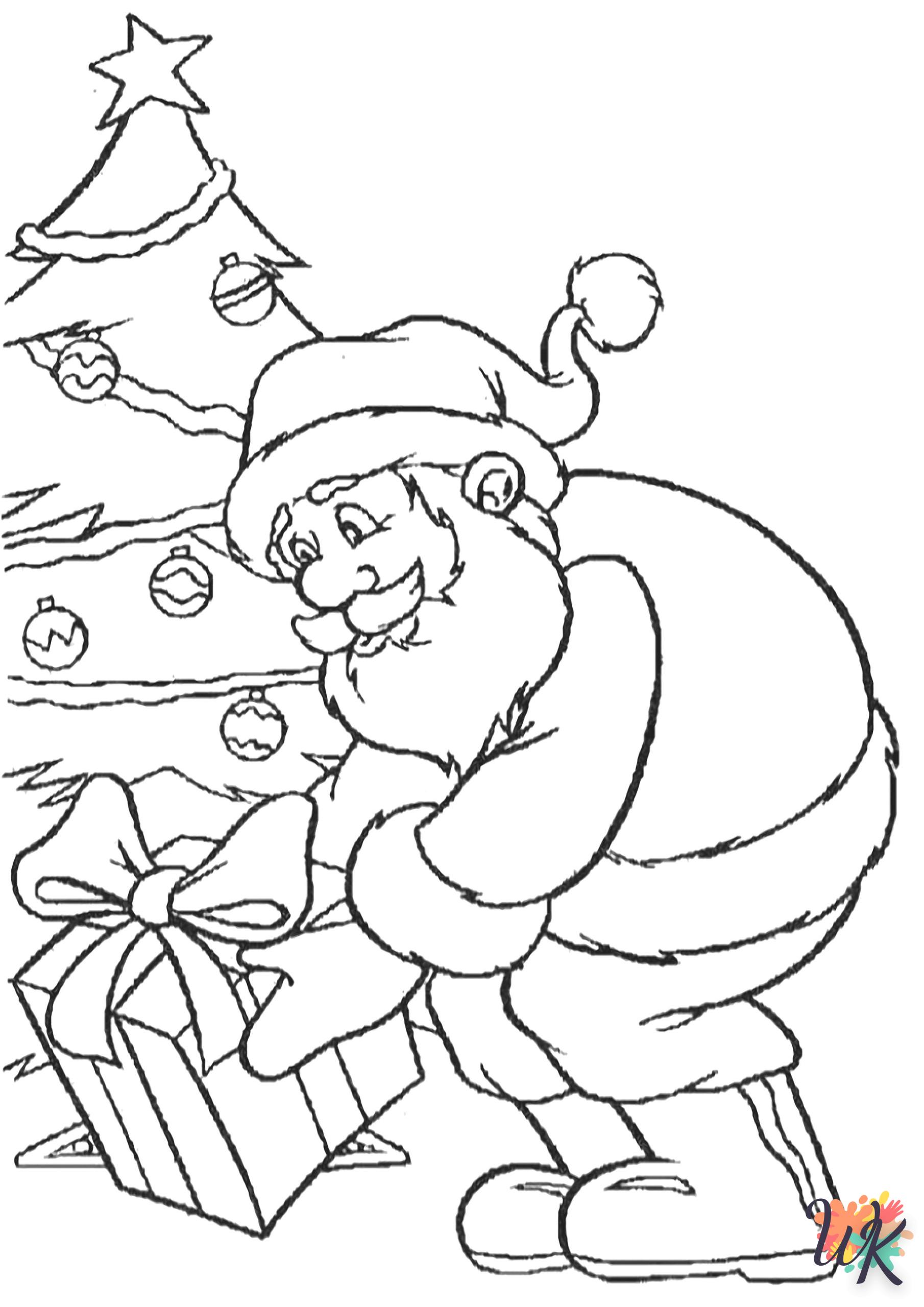 coloriage Sapin de Noël  pour enfants à télécharger