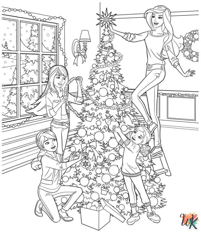 coloriage Sapin de Noël  pour enfants à imprimer