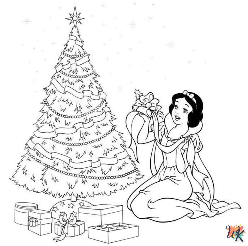 coloriage Sapin de Noël  d'enfant a imprimer