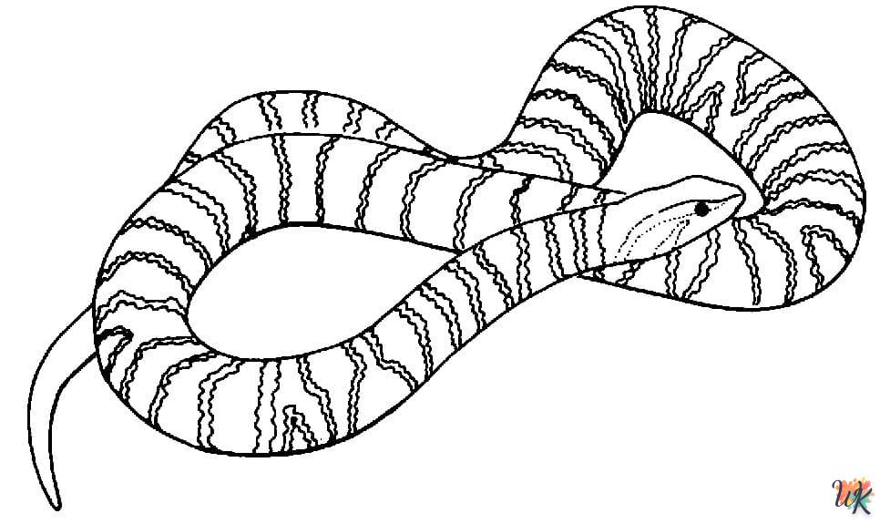 coloriage Serpent  sonic en ligne gratuit à imprimer