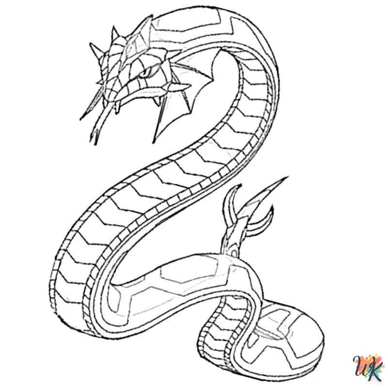 coloriage Serpent  et decoupage a imprimer gratuit