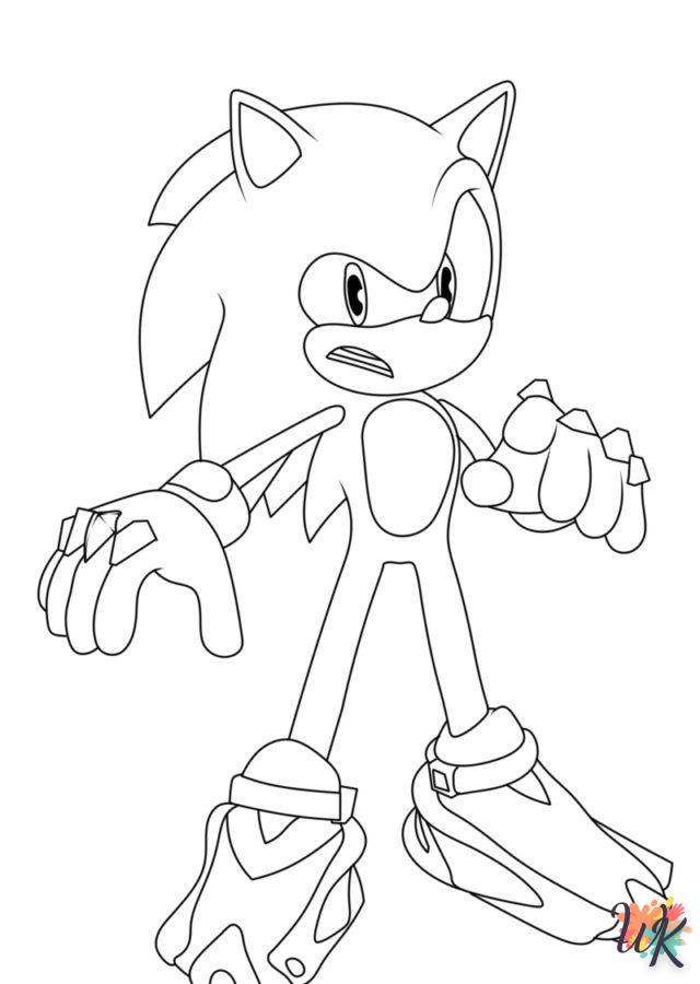 coloriage Sonic  et dessins
