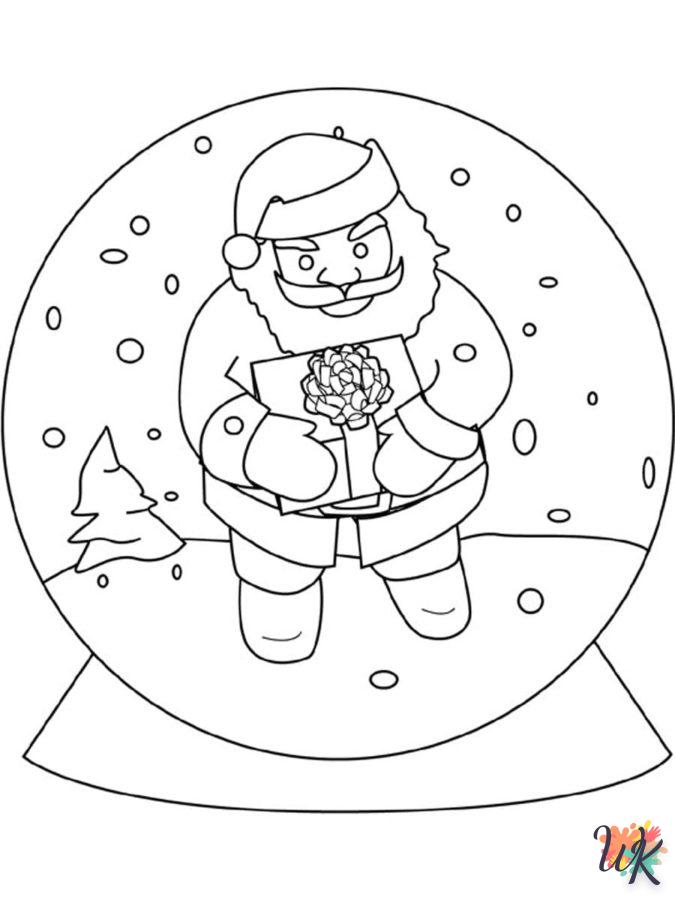 coloriage Une Boule à Neige  en ligne gratuit pour 12 ans