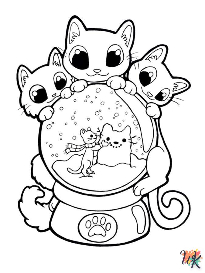 coloriage Une Boule à Neige  pour enfant de 4 ans