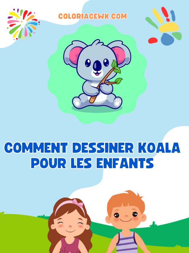 Comment dessiner Koala pour les enfants