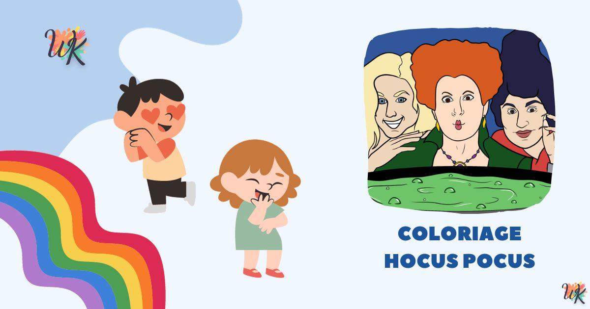 Coloriage Hocus Pocus gratuit – Collection pour les enfants