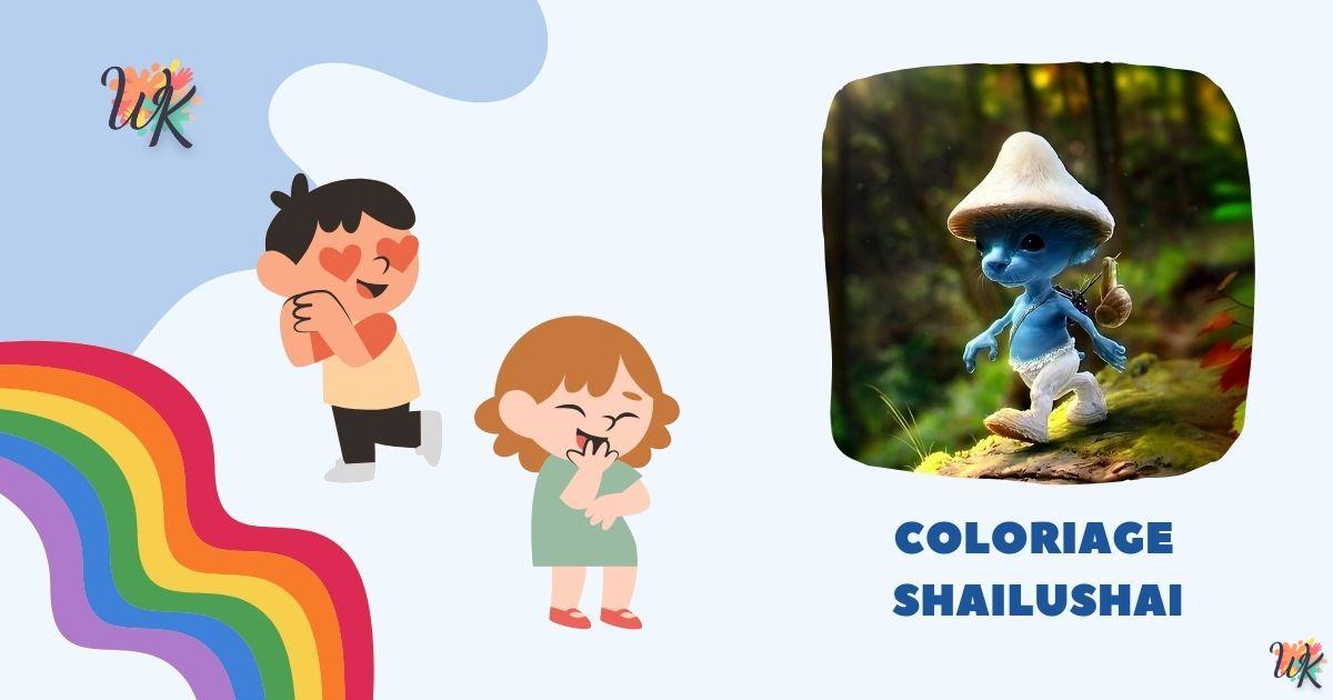 Coloriage Shailushai 2023 gratuit et téléchargeable