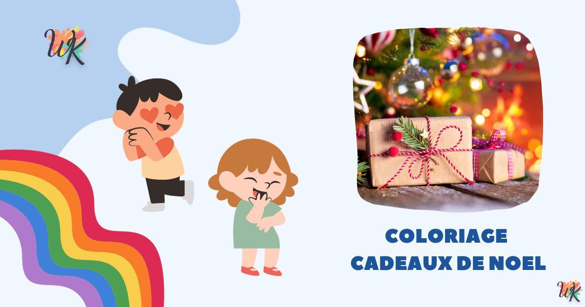 Coloriage Cadeaux de Noel à imprimer, télécharger gratuit 5 Coloriage Cadeaux de Noel à imprimer, télécharger gratuit
