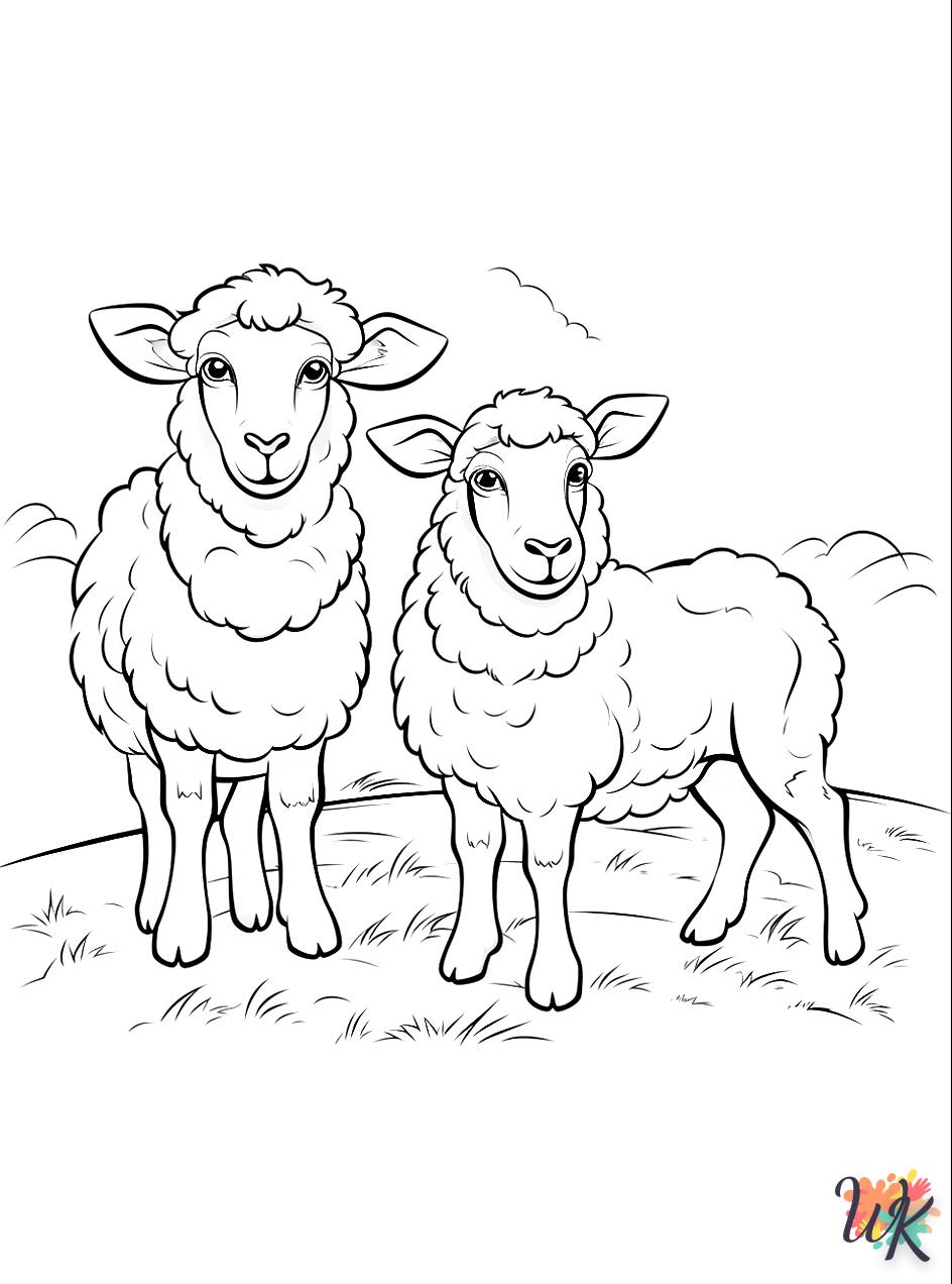 activité coloriage Animaux De La Ferme  en ligne