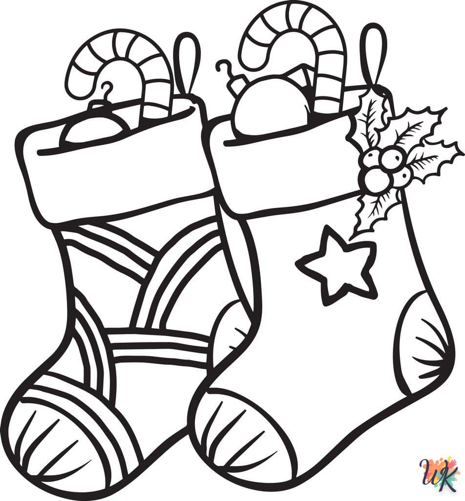 coloriage Cadeaux de Noel  et apprentissage