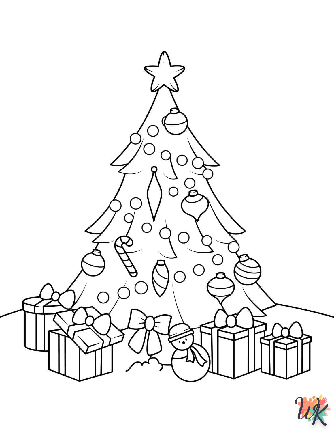 coloriage Cadeaux de Noel  en ligne gratuit