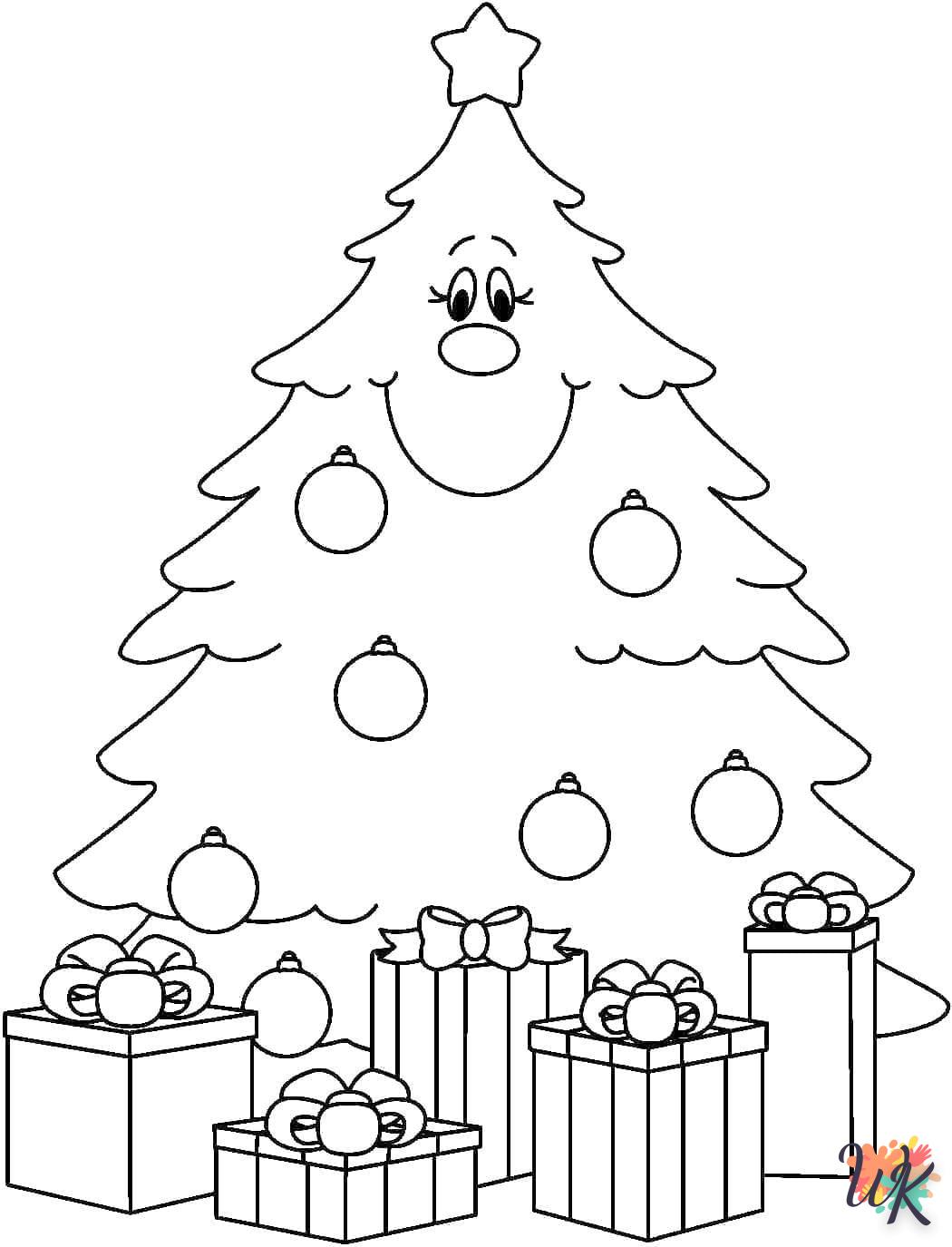 coloriage Cadeaux de Noel  en ligne gratuit pour 12 ans